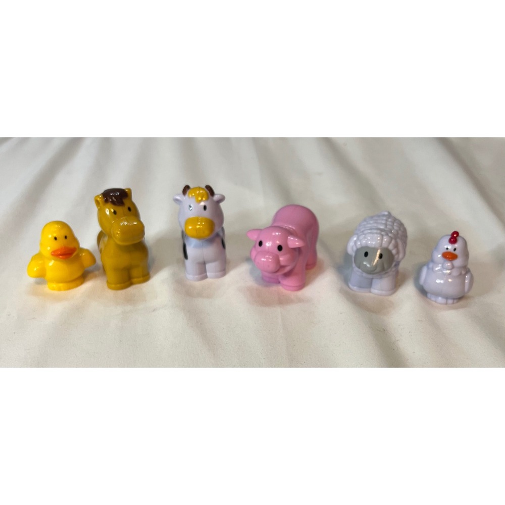 Fisher-Price Little People Animal Figures Duck Horse Cow Pig Sheep Chicken Y2K